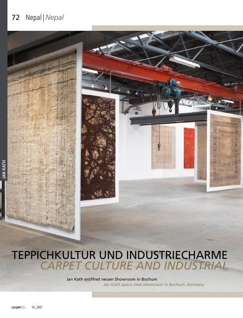 Carpet Culture and industrial Charm TeppichkulTur und - Jan Kath