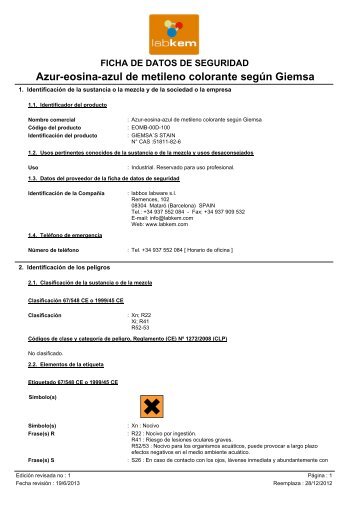 Descargar ficha de seguridad - Labbox