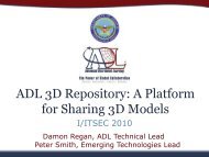 A Platform for Sharing 3D - Advanced Distributed Learning Network