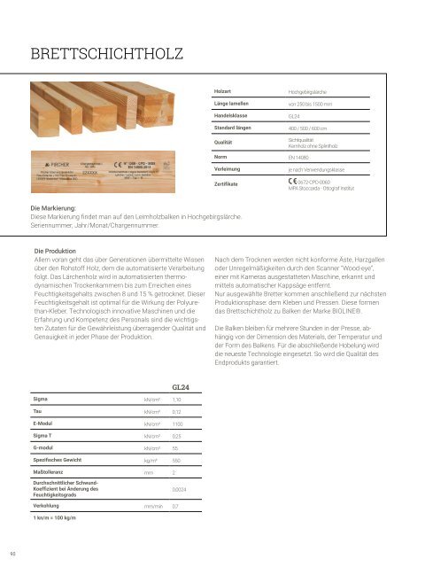 Bioline - Natürlich mit Holz