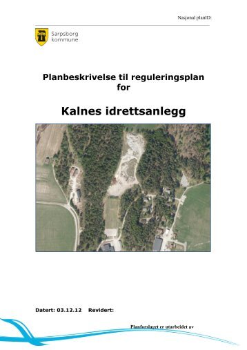 Planbeskrivelse - Sarpsborg kommune
