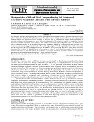 Biodegradation of Oil and Diesel Compounds using Soil Isolates ...