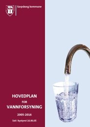Hovedplan vannforsyning - Sarpsborg kommune