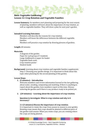 Lesson 12 â Crop Rotation - 4-H Africa Knowledge Center.