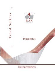 Prospectus RAK Ceramics (Bangladesh) Limited - Biasl