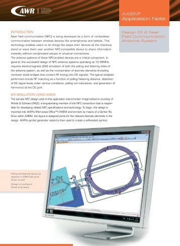 Design of a Near Field Communication Antenna System