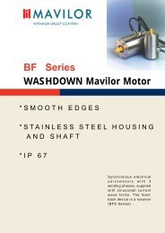 WASHDOWN Mavilor Motor BF Series