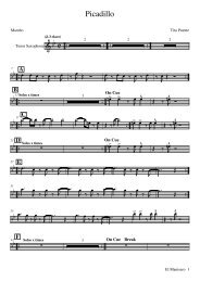 Picadillo-Tenor Saxophone