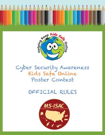 Cyber Security Awareness Kids Safe Online Poster Contest ...