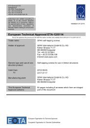 European technical approval ETA-12/0114 - Dresselhaus