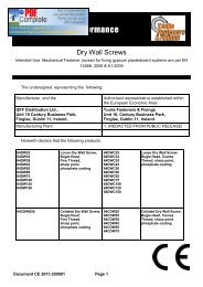 Dry Wall Screws - Tucks Fasteners & Fixings