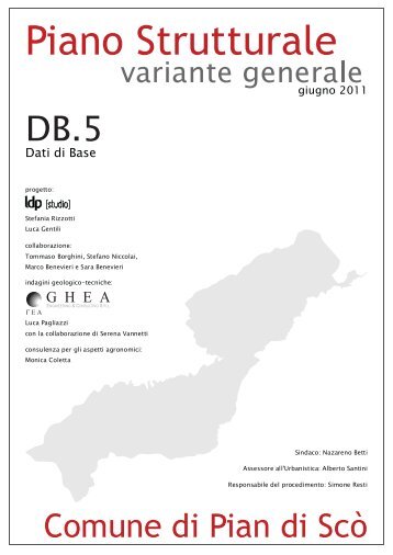 Dati di base - Unione dei Comuni del Pratomagno