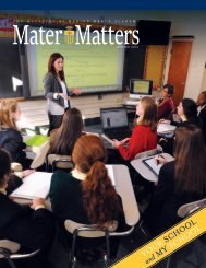 Mater Matters - Merion-Mercy Academy