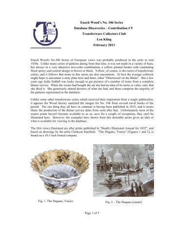 Enoch Wood's Series No. 106 - Transferware Collectors Club