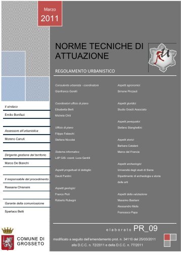 Norme Tecniche di Attuazione - Unione dei Comuni del Pratomagno