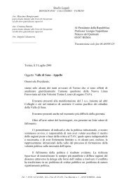 Giorgio Napolitano - Comitato NO TAV - Torino