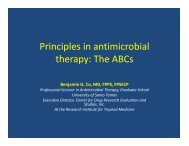 Principles in antimicrobial therapy - Pediatric Infectious Disease ...