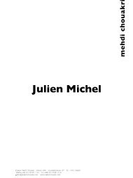Julien Michel - Mehdi Chouakri