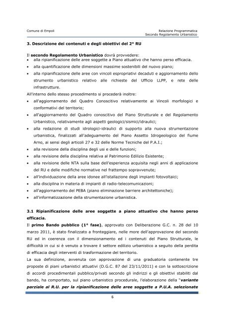 Relazione Programmatica - Unione dei Comuni del Pratomagno