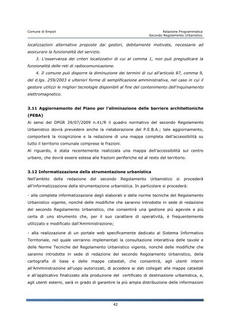 Relazione Programmatica - Unione dei Comuni del Pratomagno