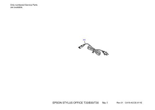 EPSON STYLUS OFFICE T33/B30/T30  - MK Electronic