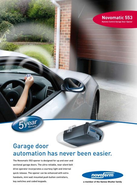 Garage Door Automation Has Never Been Easier Dallat Group