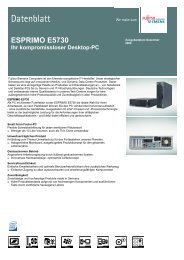 ESPRIMO E5730 Ihr kompromissloser Desktop-PC - mkc-computer.de