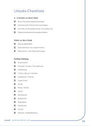 Urlaubs-Checkliste zum Ausdrucken - Soventol