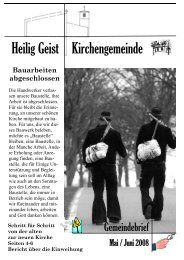 Gemeindebrief 04 bis 06 / 2008 (als PDF Datei) - Heilig Geist ...