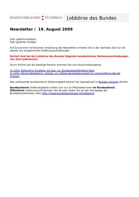 BKA_Newsletter_19_08.. - zaverwaltung.at