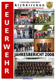 JAHRESBERICHT 2008 JAHRESBERICHT 2008 - FF-Aichkirchen