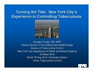 New York City's Experience in Controlling Tuberculosis