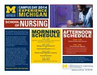 Nursing - University Housing - University of Michigan