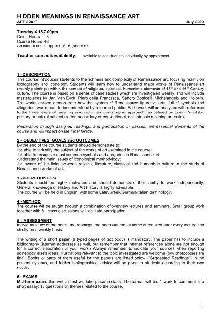 Art and Design Programs in Italy for International Students