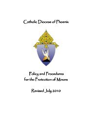 Pastoral Instruction And Policy On Marriage Diocese Of Phoenix Pastoral Instruction And Policy On Marriage Diocese Of Phoenix