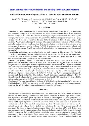 WAGR syndrome - Malattie metaboliche.it