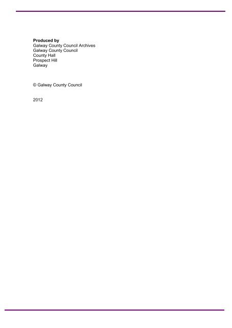 Clifden Poor Law Union archive collection, Descriptive List, GPL3.pdf