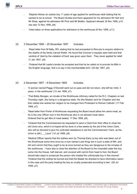 Clifden Poor Law Union archive collection, Descriptive List, GPL3.pdf