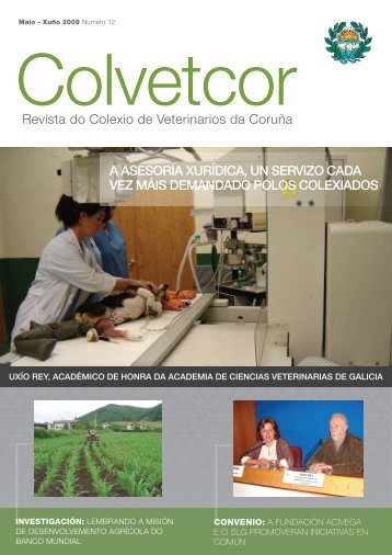 Revista do Colexio de Veterinarios da Coruña A ... - Transmedia 2009