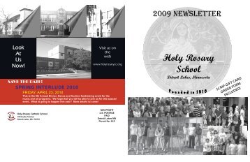Holy Rosary Newsletter November 2009.indd