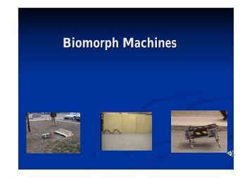 Biomorph Machines