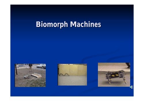 Biomorph Machines