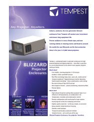 BLIZZARD - Tempest Lighting, Inc.