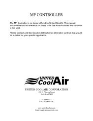 MP CONTROLLER - United CoolAir