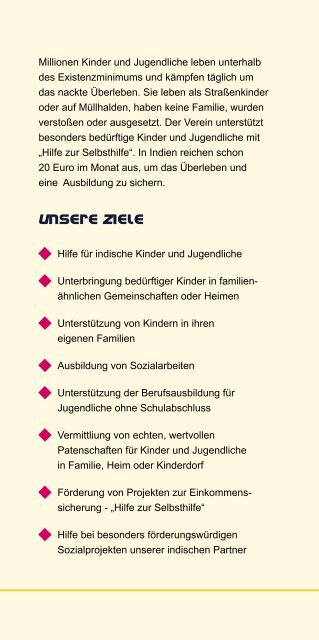 Flyer Stolberg (PDF) - Deutsch-Indische Kinderhilfe