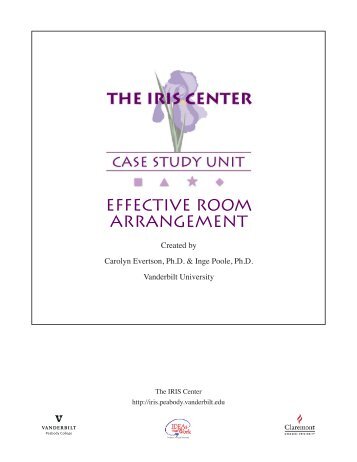 Effective Room Arrangement - The IRIS  Center - Vanderbilt University