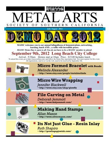 July/August 2012 - The Metal Arts Society of Southern California ...