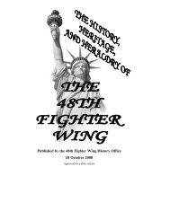 Published by the 48th Fighter Wing History Office ... - RAF Lakenheath