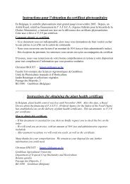 Instructions pour l'obtention du certificat phytosanitaire Instructions ...