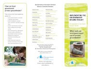 Implementing the Groundwater Bylaws Toolkit brochure - Okanagan ...